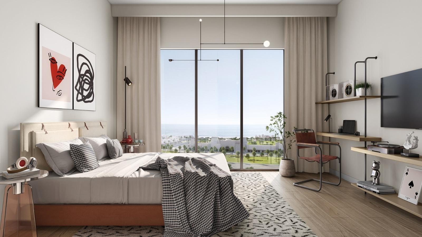 erene yoga and breakout space at Manarat Living providing a calm wellness environment within a cultural lifestyle community.